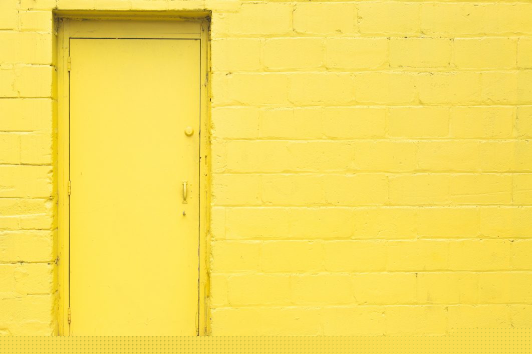 Yellow Wall Door