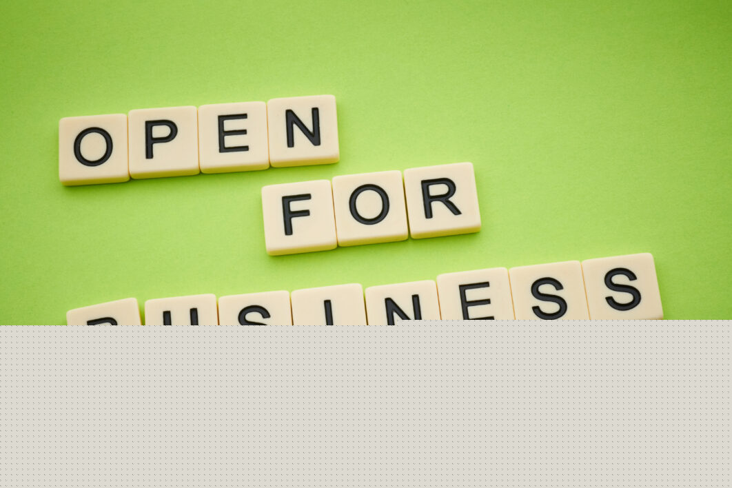 Open Business Sign