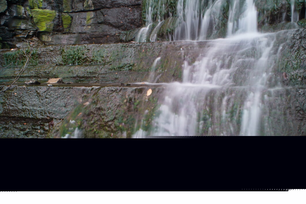 Waterfall Rocks Flowing