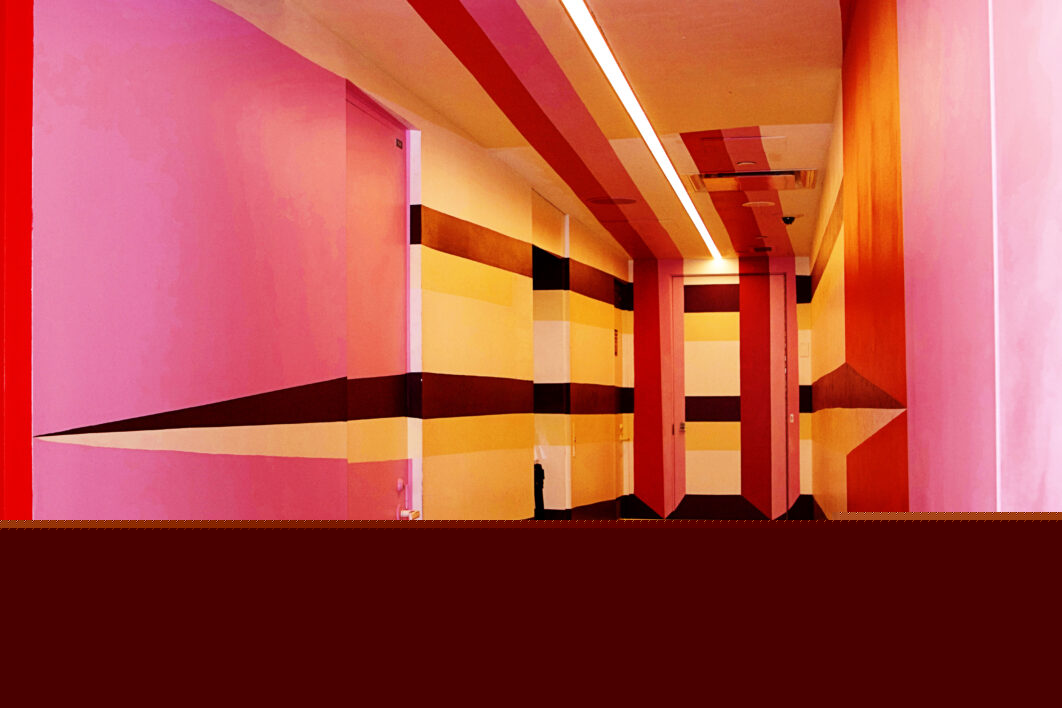 Colorful Hallway Abstract