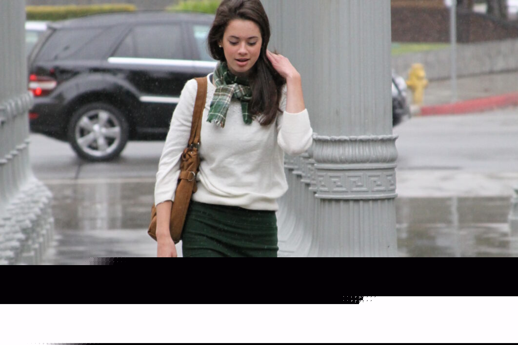 Woman Walking City